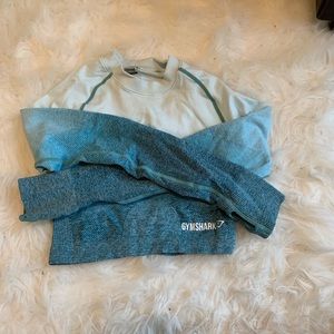 BRAND NEW NEVER WORN Gymshark ombré crop top